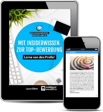 Das kostenlose E-Book für deine Top-Bewerbung