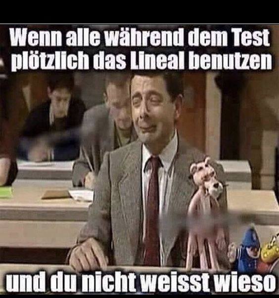 Probleme während der Prüfung mit Mr.Bean